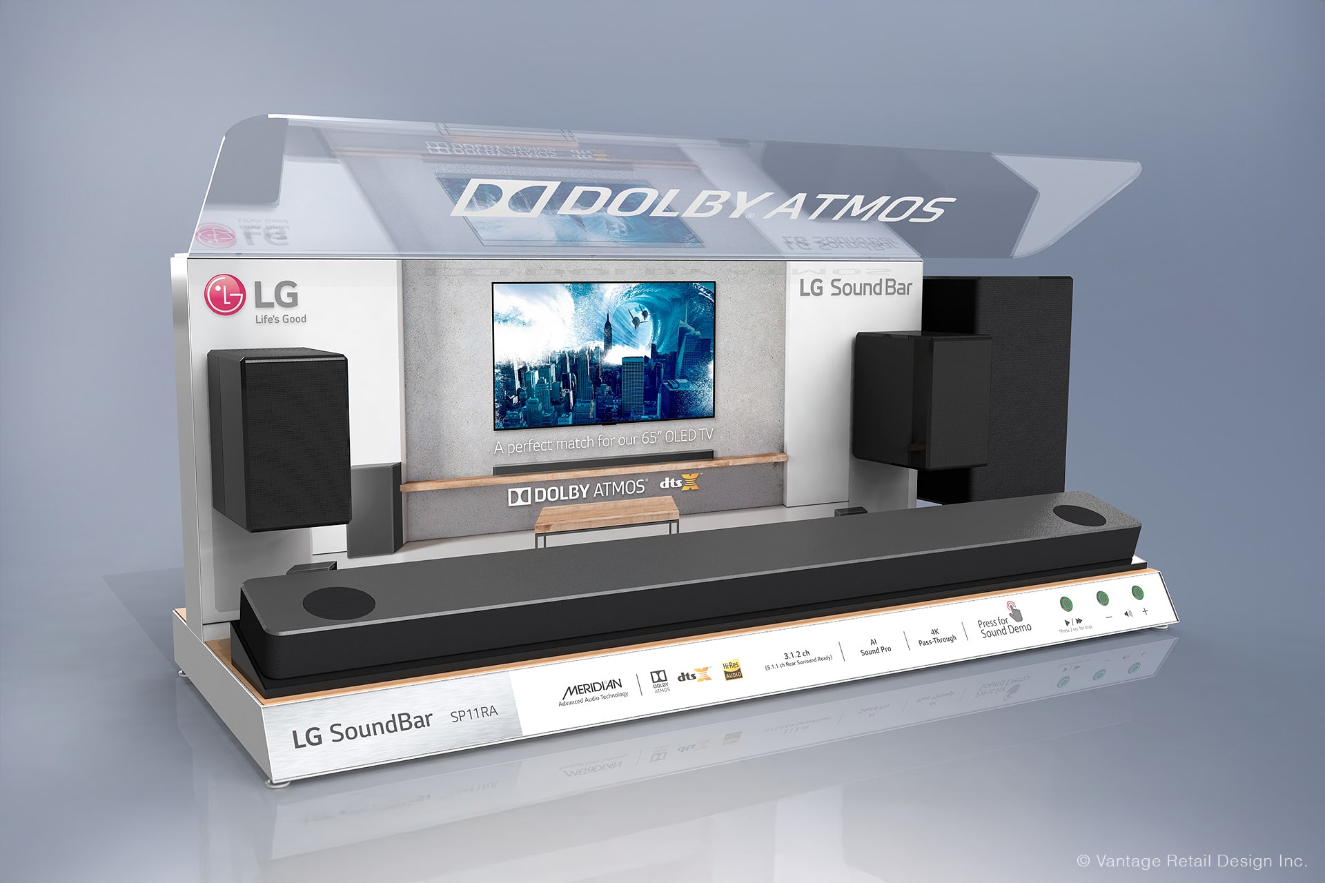 LG SoundBar SP11RA Left