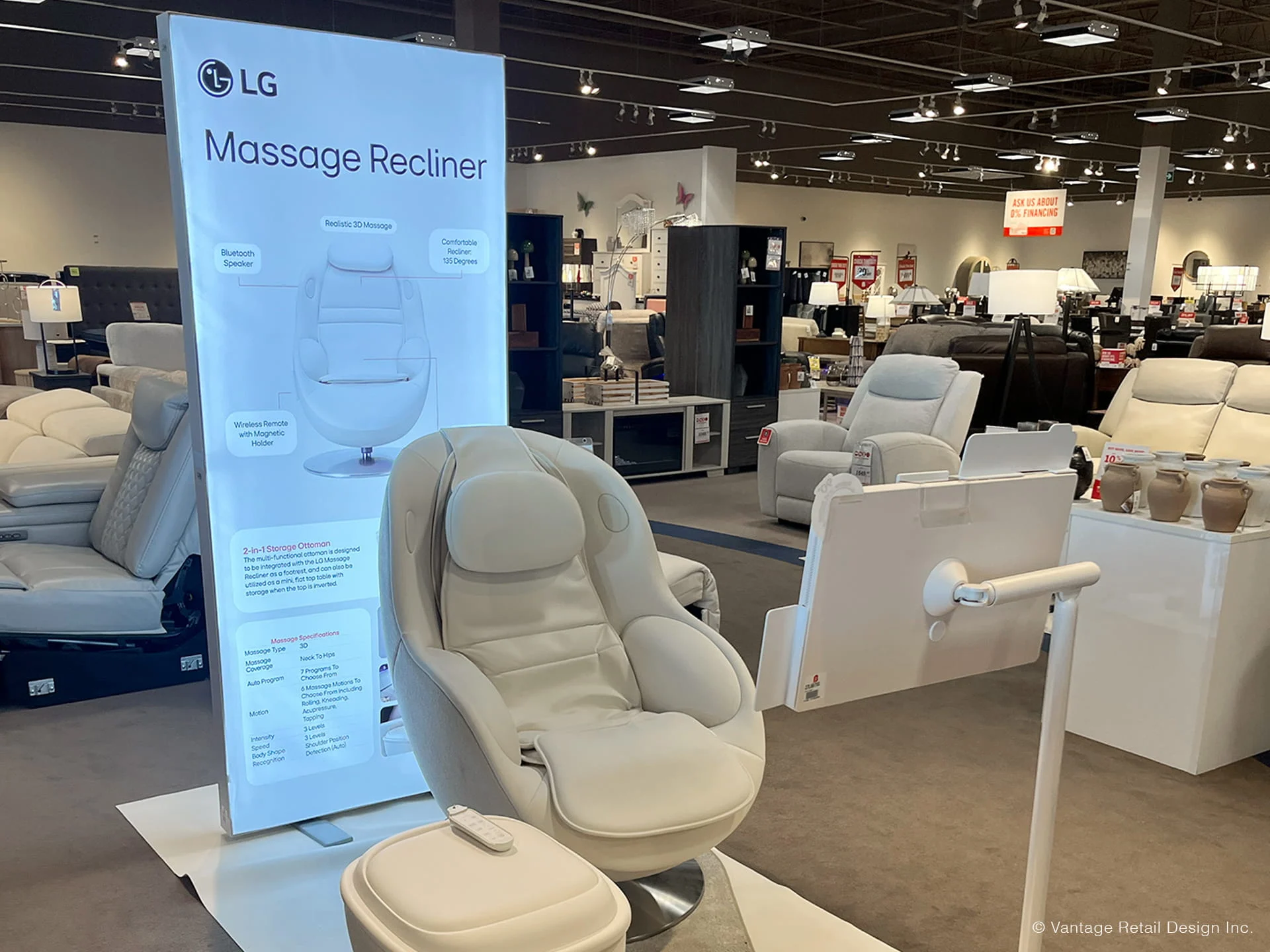 LG Massage Chair Display (Leon's, The Brick)