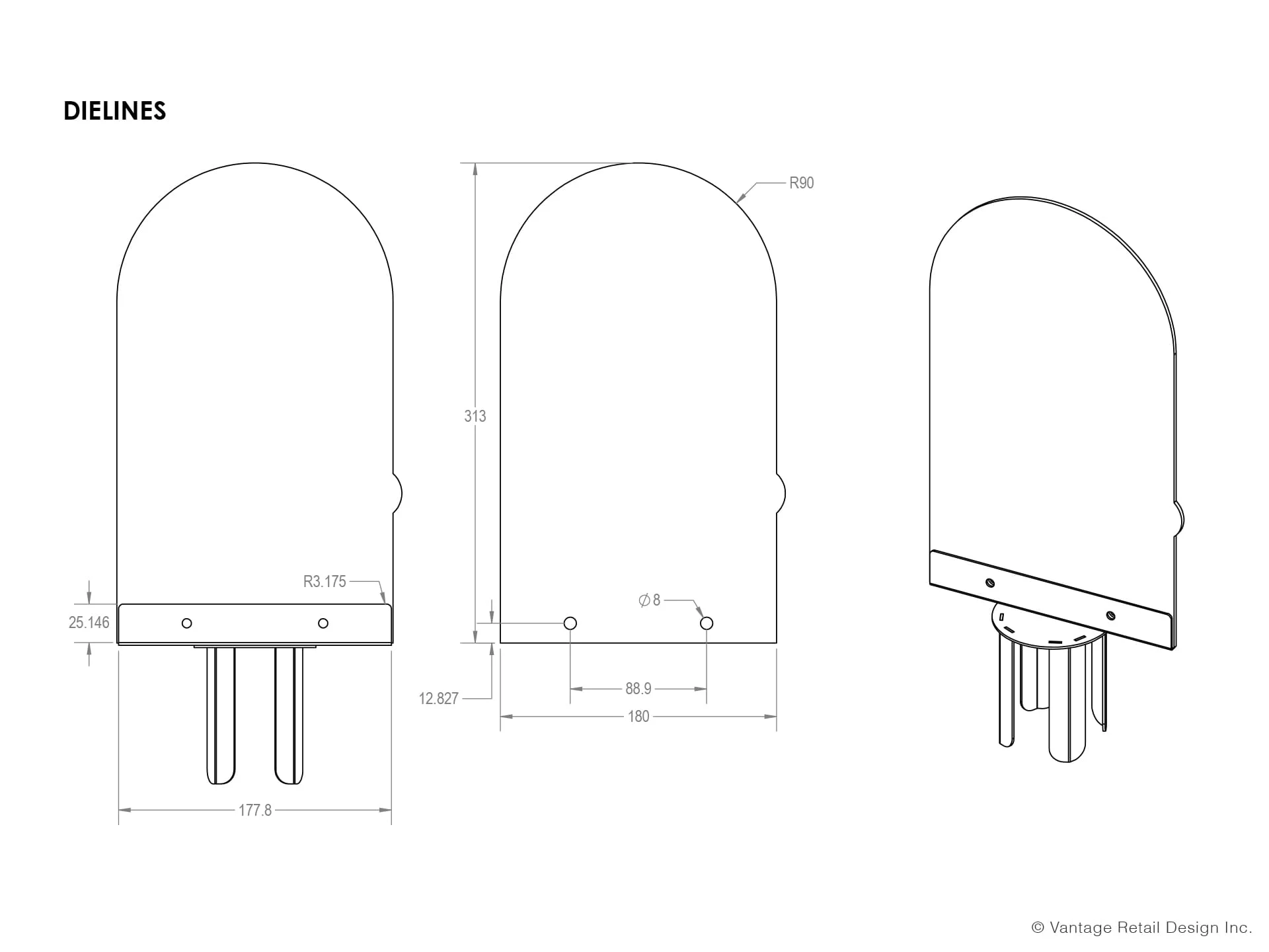 FIFA WORLD CUP 2026 - Stanchion Menu Dielines