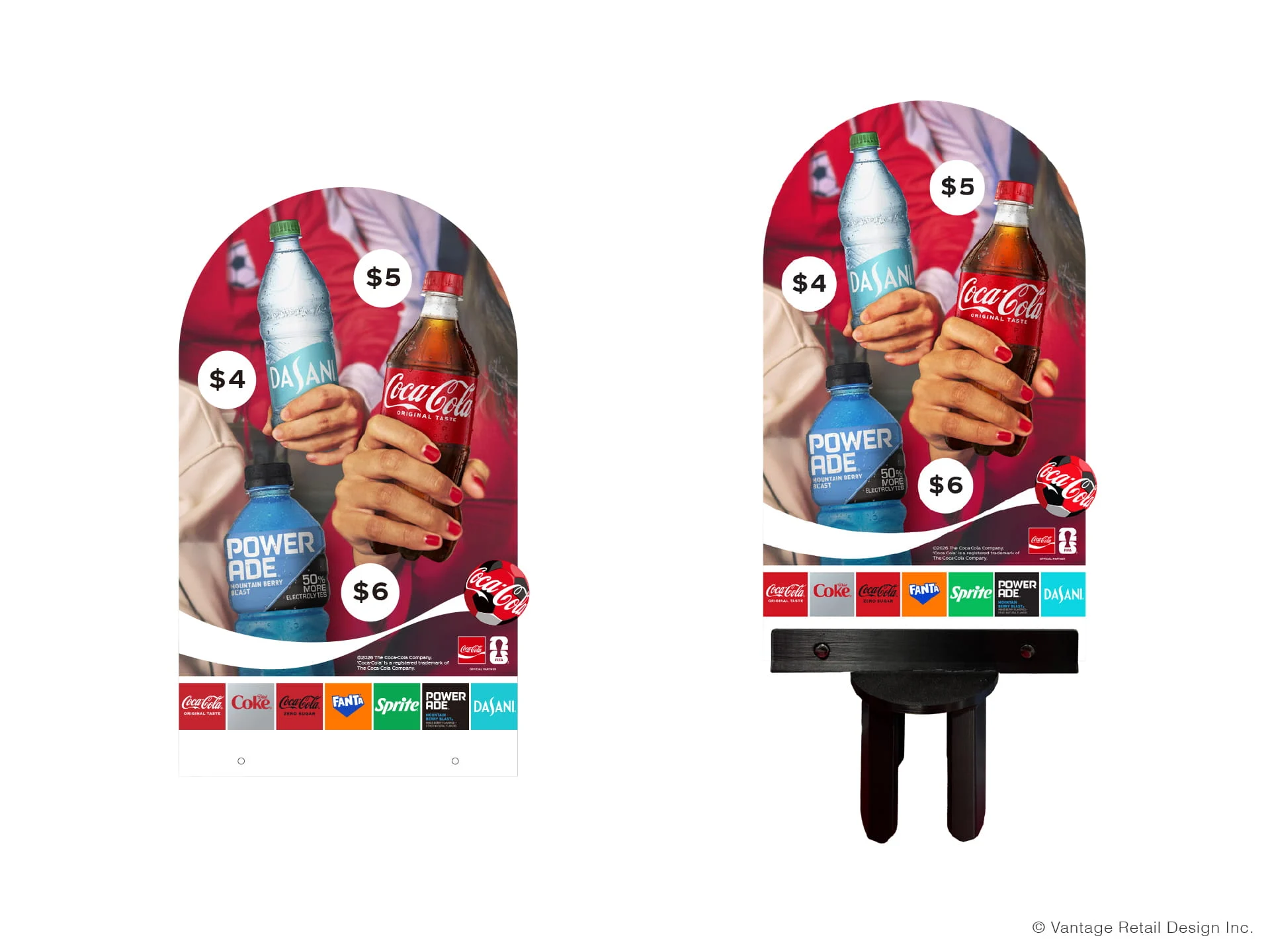 FIFA WORLD CUP 2026 - Stanchion Menu Graphic