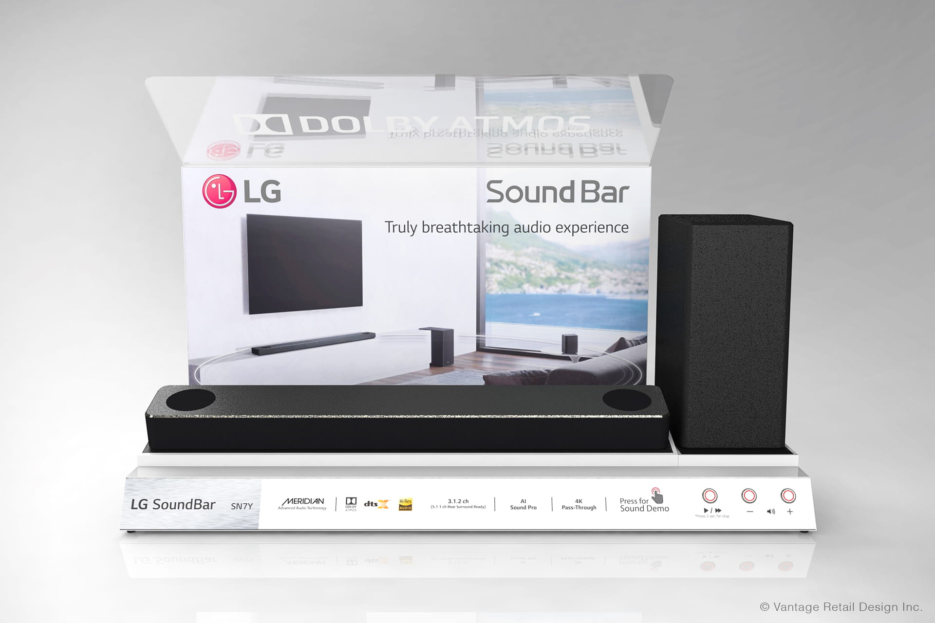 LG SoundBar Costco SN7Y Front