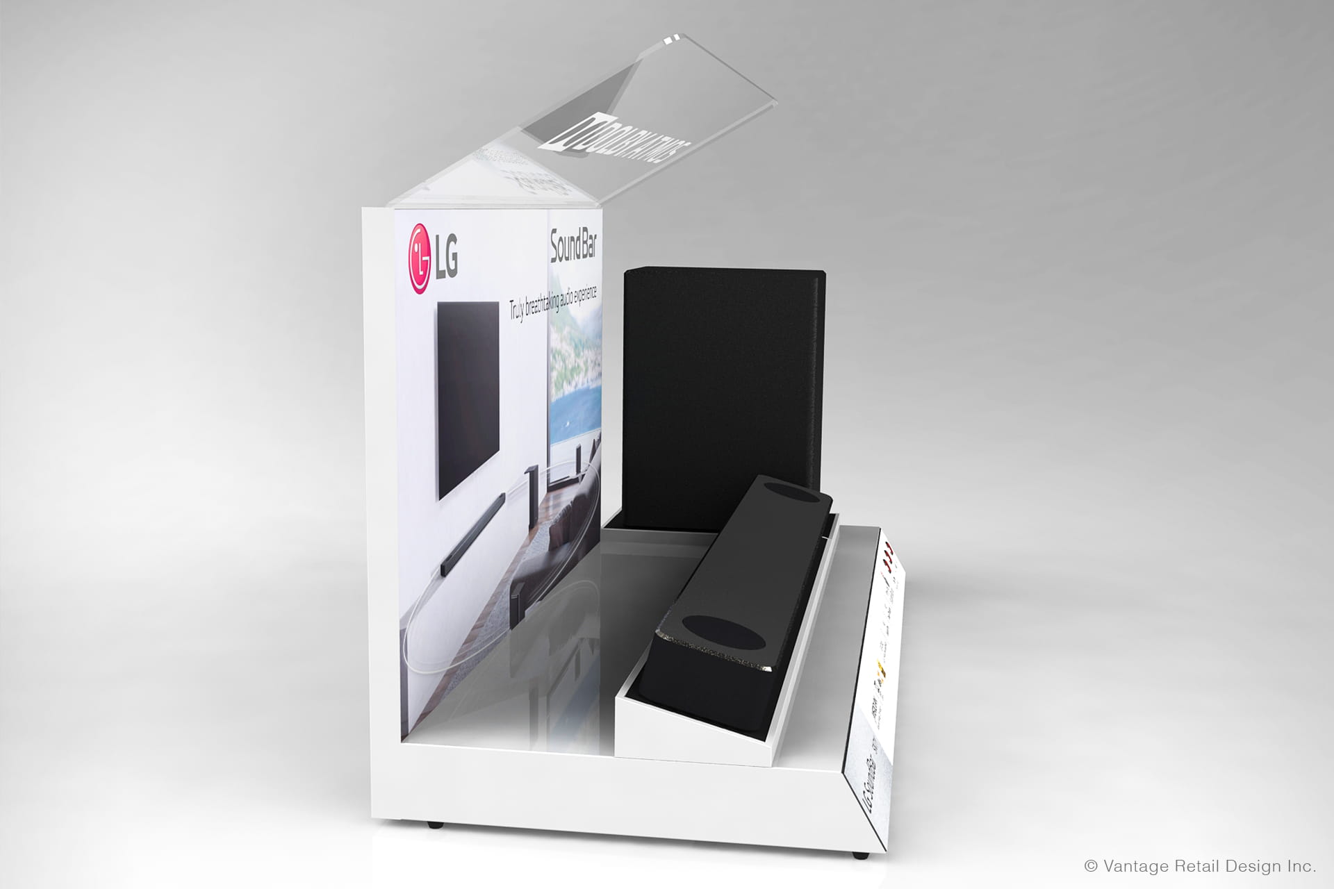 LG SoundBar Costco SN7Y Left