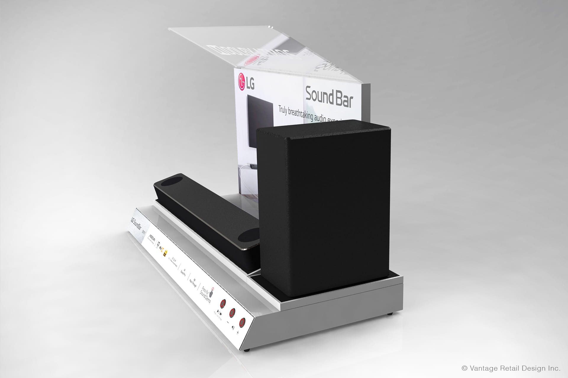 LG SoundBar Costco SN7Y Right
