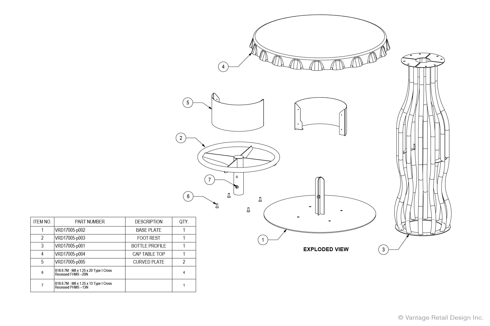 Coca-Cola PyeongChang Olympic 2018 Bar Table CAD 1